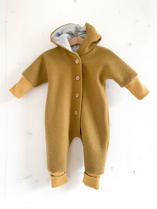 Wollwalk Overall mit Jerseyfutter