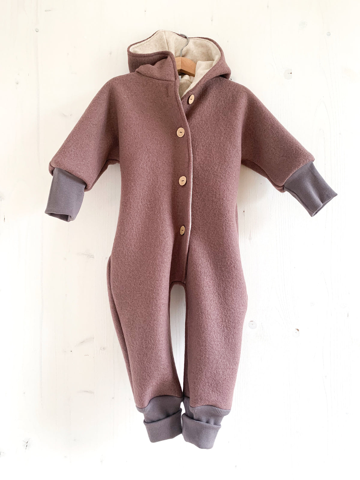 Wollwalk Overall mit Fleecefutter