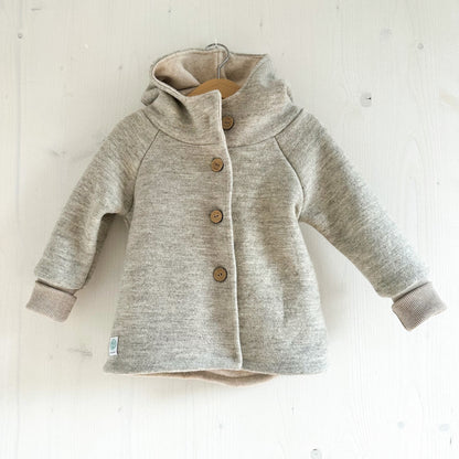 Wollwalk Jacke mit Jerseyfutter