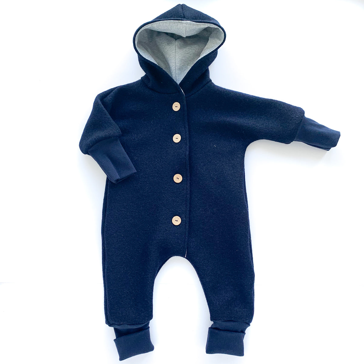 Wollwalk Overall mit Fleecefutter