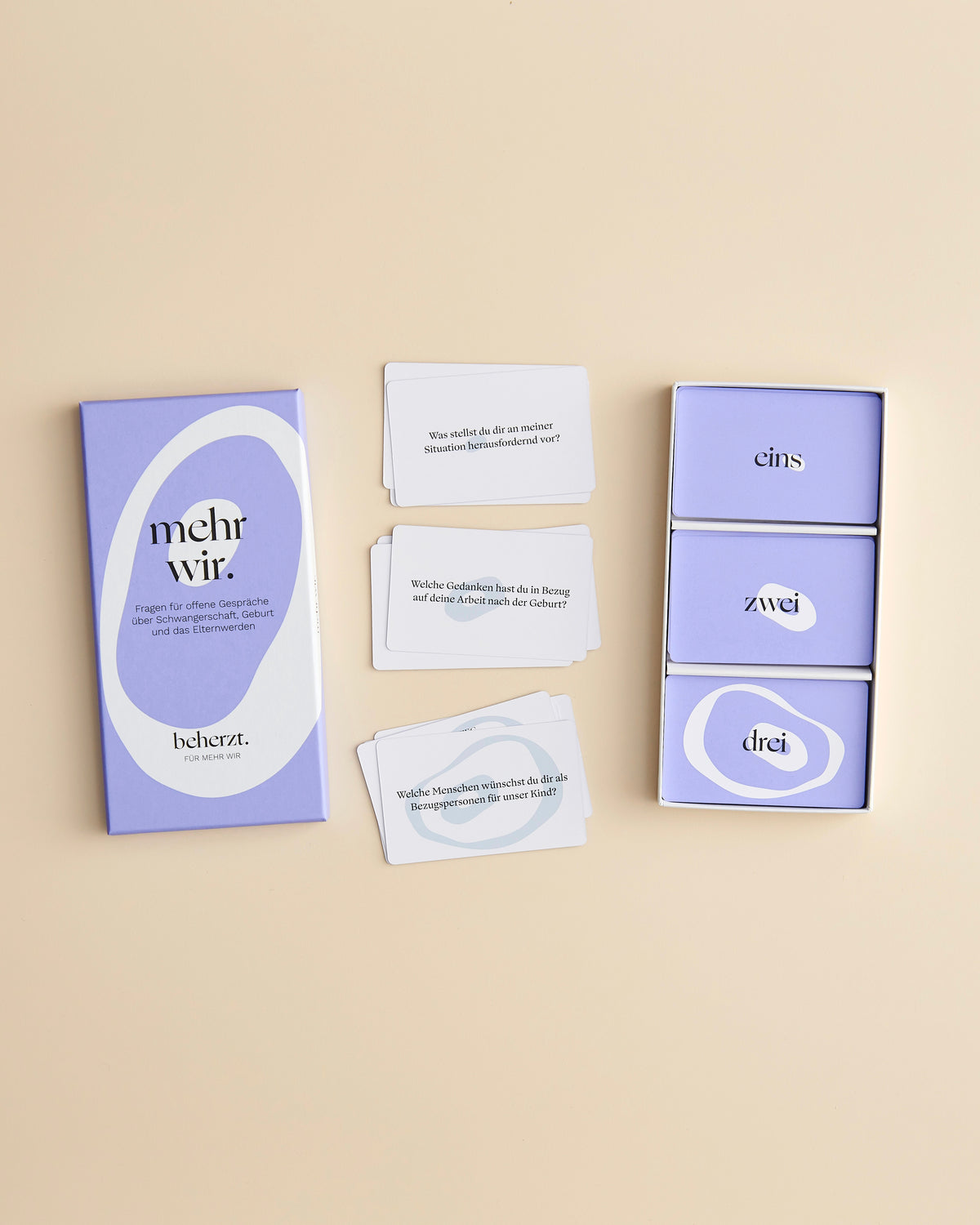Jeu de cartes « mehr wir ».