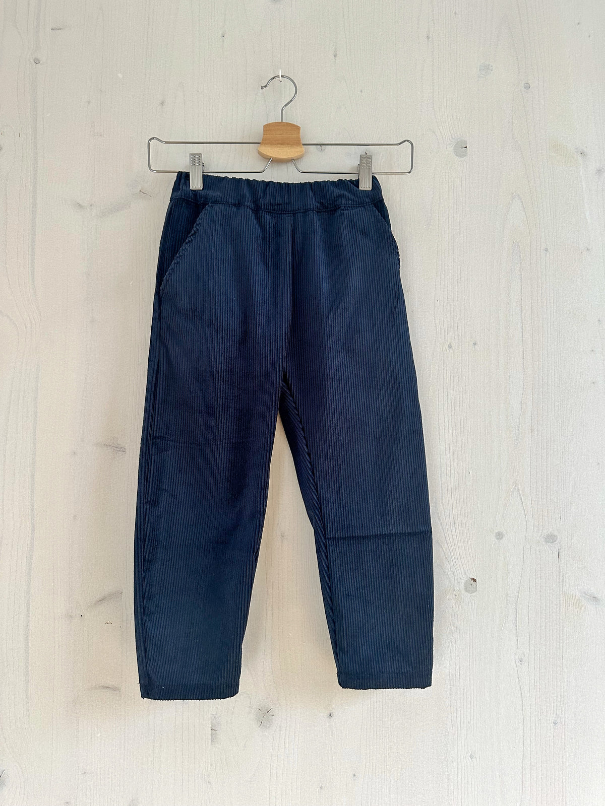 Cordhose Blau & Grüntöne