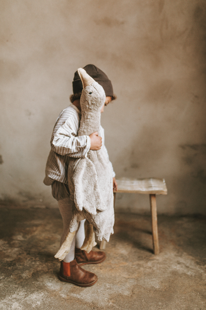 Doudou oie gris