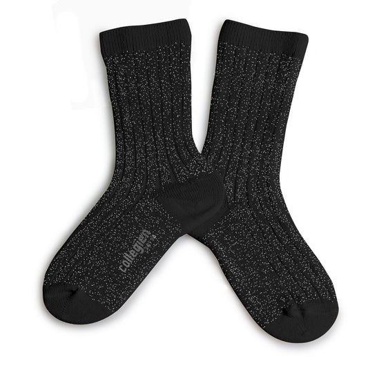 Glitzer Socken Victoire - Noir
