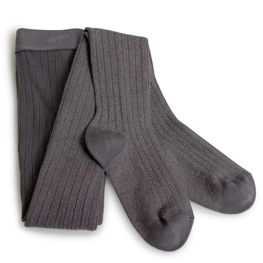 Glitzer Strumpfhose Amélie – Gris Galet