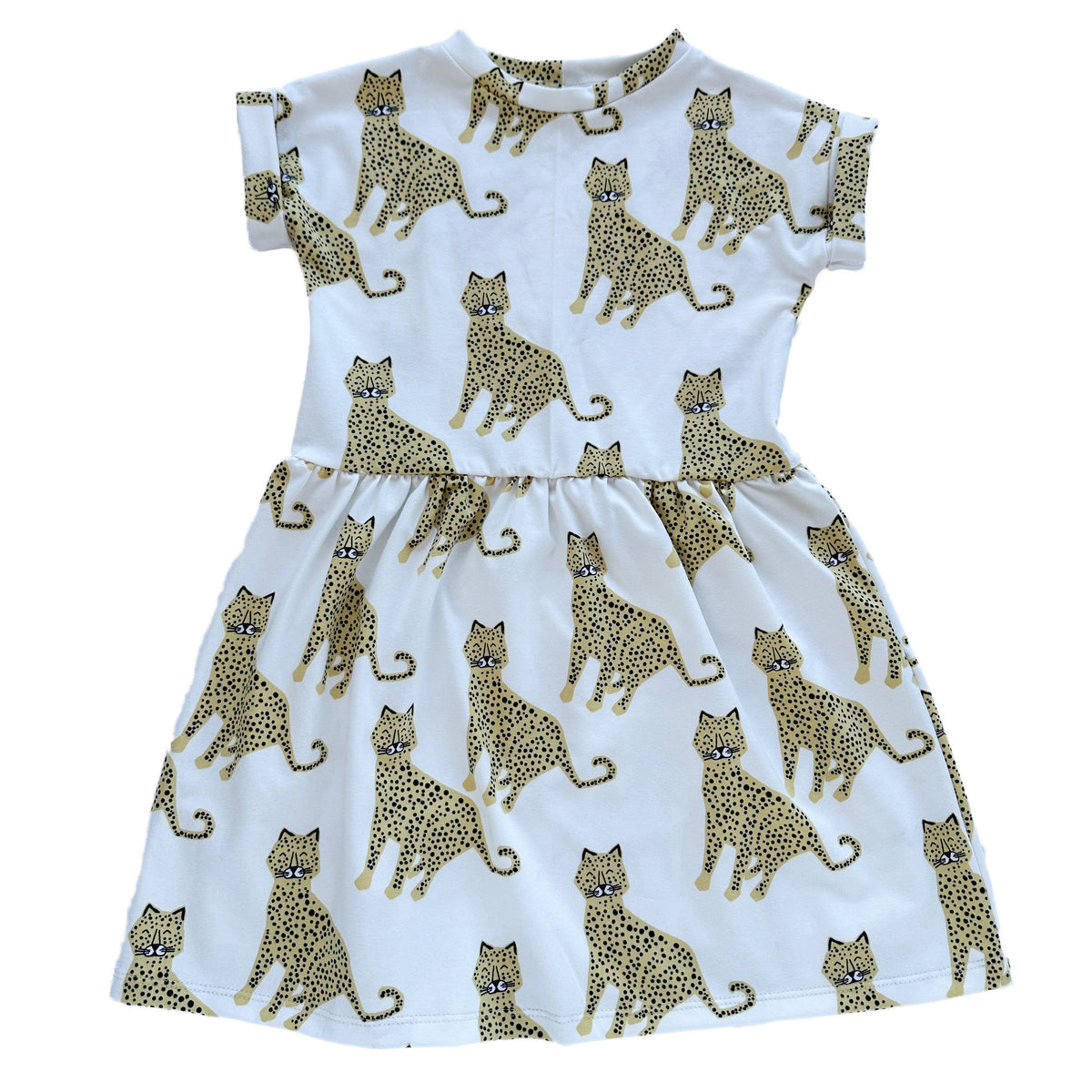 Jerseykleid Leopard