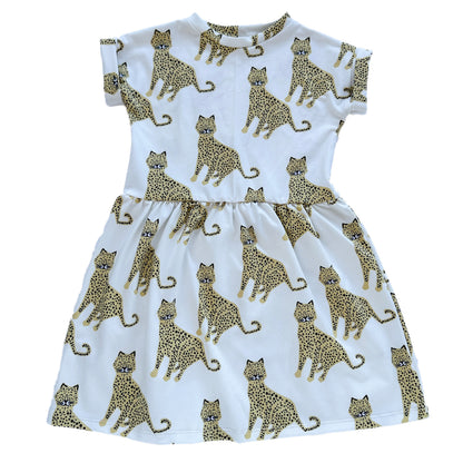 Jerseykleid Leopard