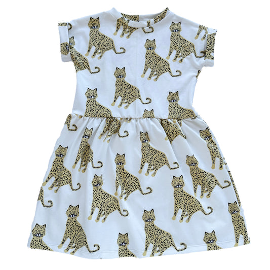 Jerseykleid Leopard