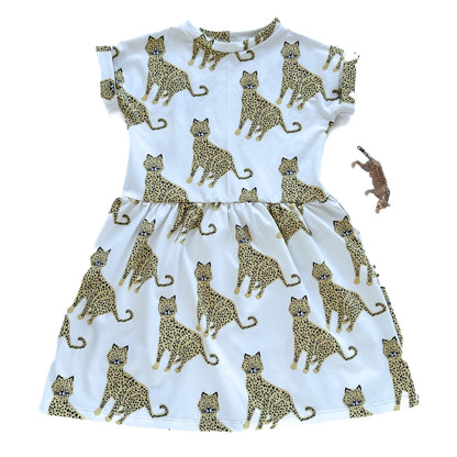 Jerseykleid Leopard