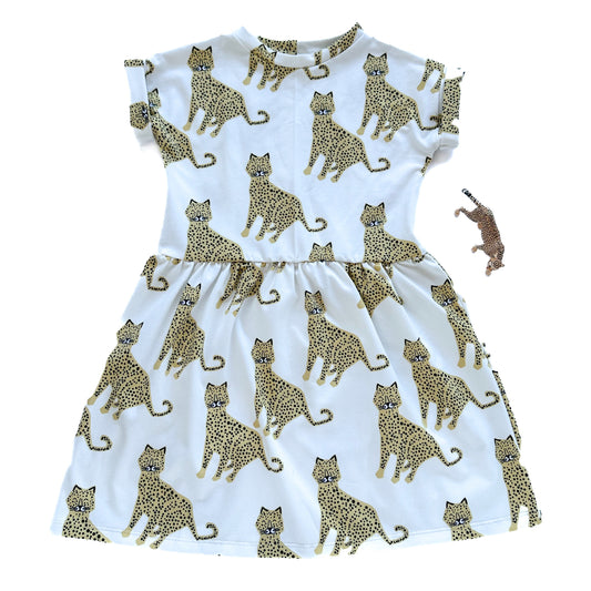 Jerseykleid Leopard