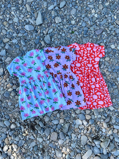 Jerseykleid flowers