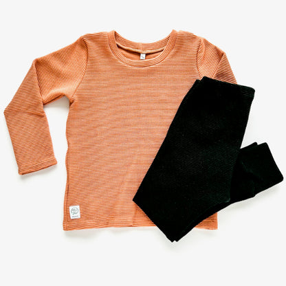 Legging gaufré