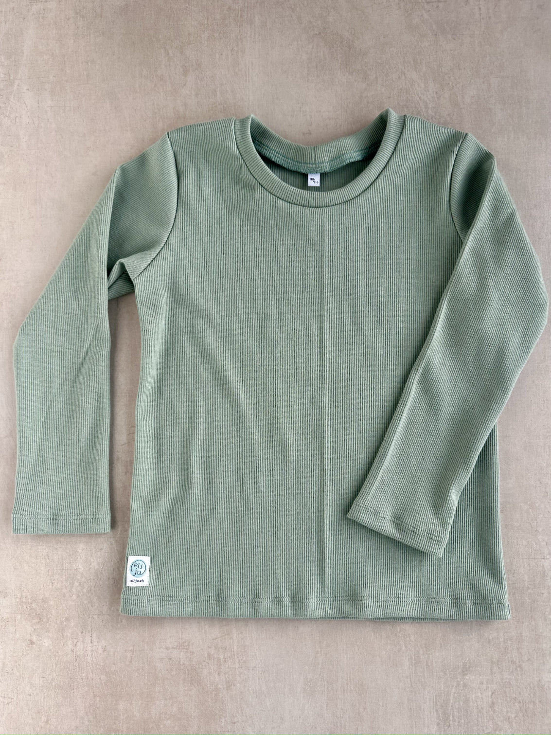 Ribbed long-sleeve shirt