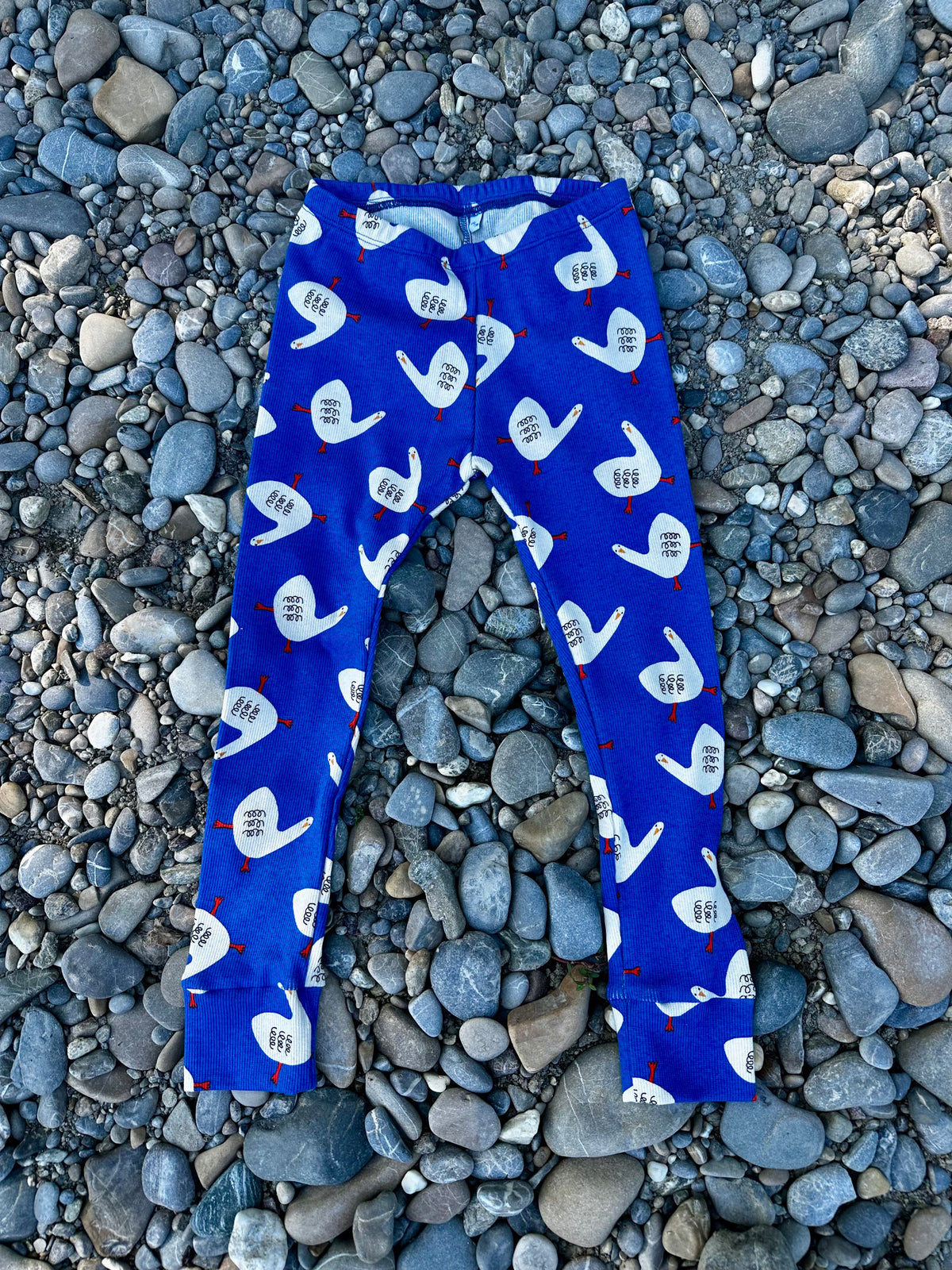 Legging côtelé oies