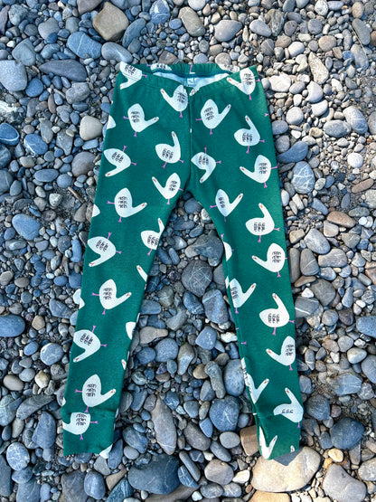 Legging côtelé oies