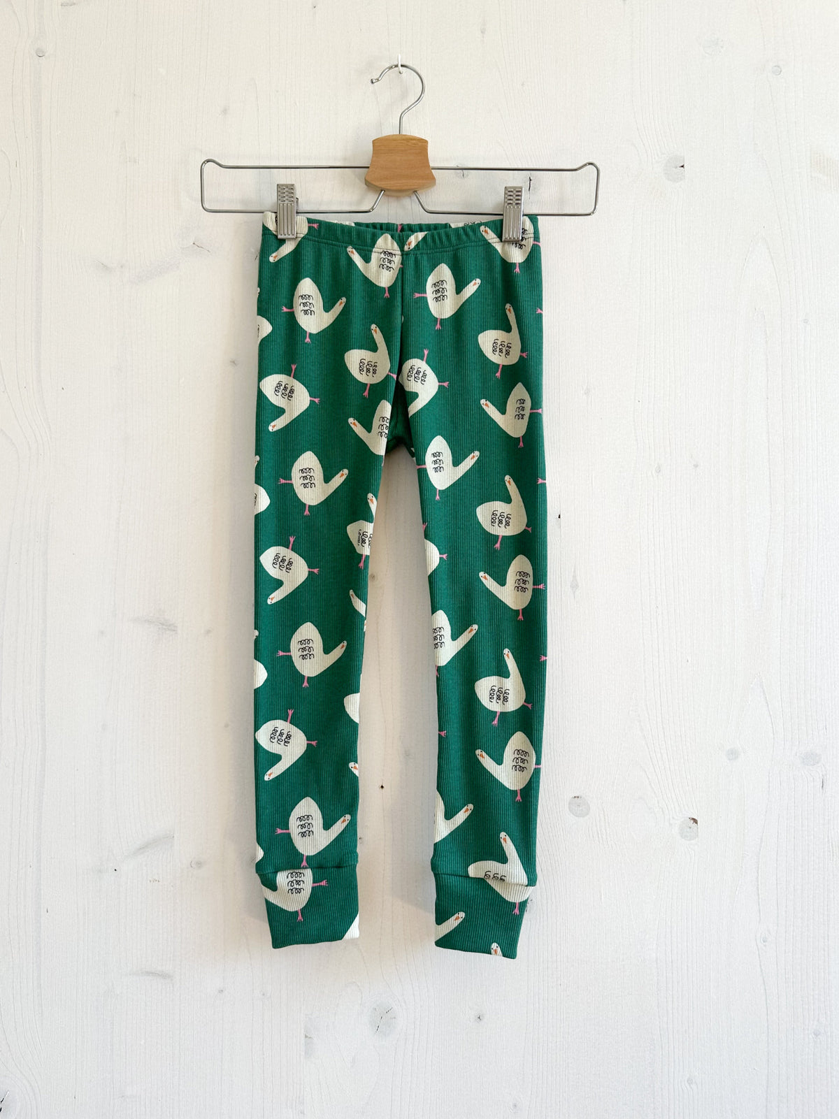 Legging côtelé oies