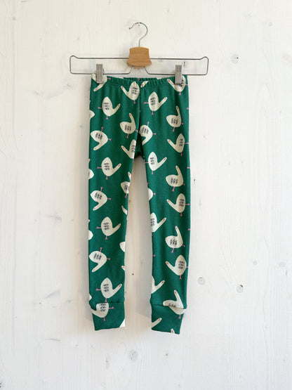 Legging côtelé oies