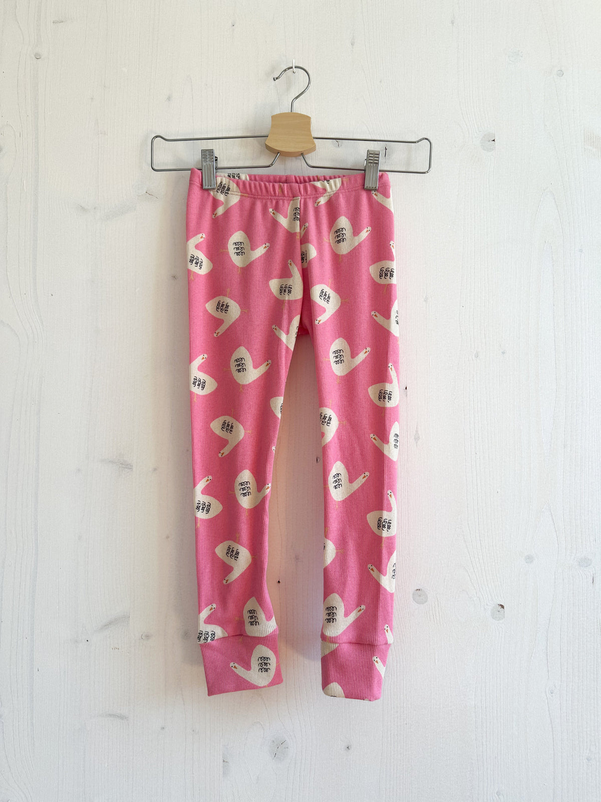 Legging côtelé oies