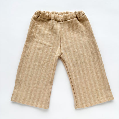 Culotte en mousseline couleur naturelle