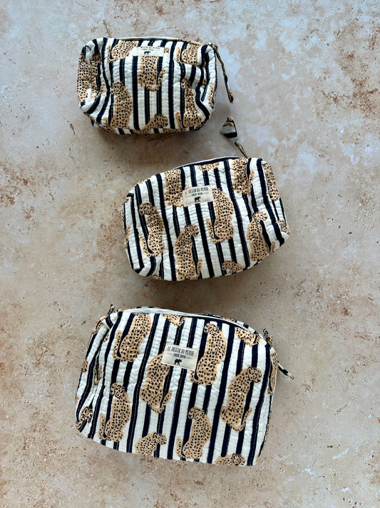 Necessaire Leopard Black & White