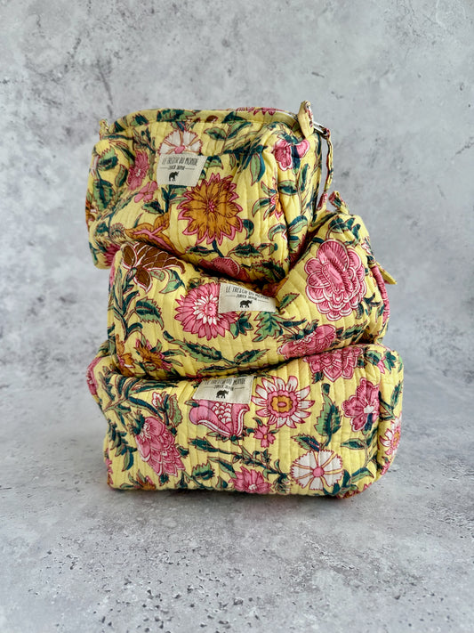 Necessaire Romantic Garden yellow