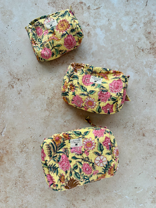 Necessaire Romantic Garden yellow