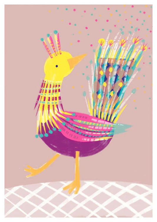 Postkarte Circus Paradiesvogel