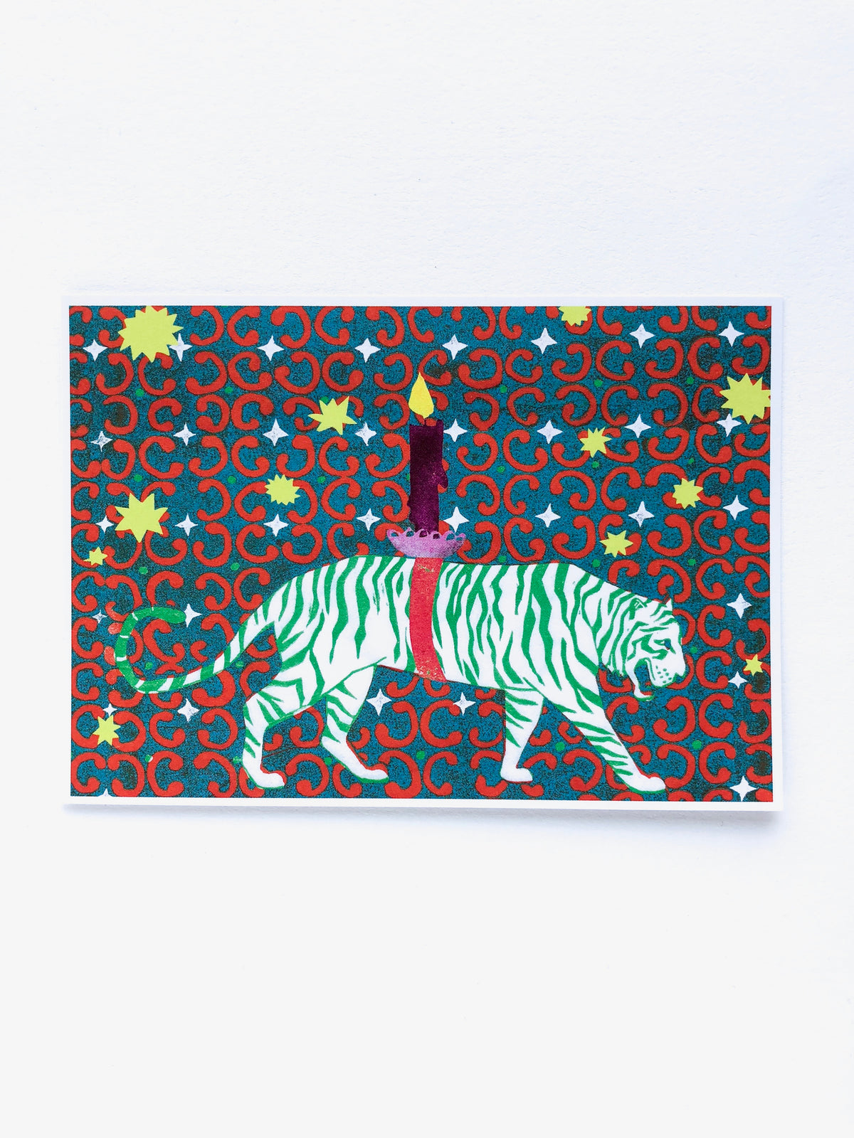 Postkarte Tiger