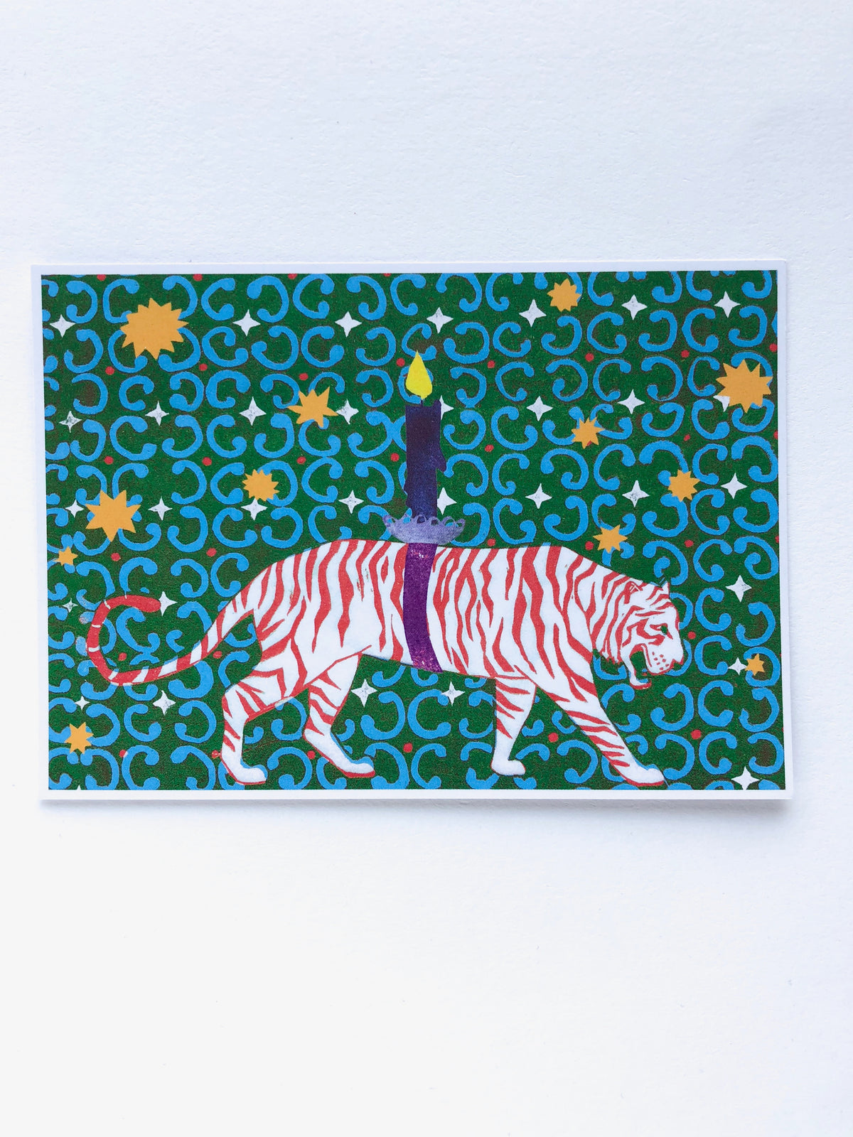 Postkarte Tiger