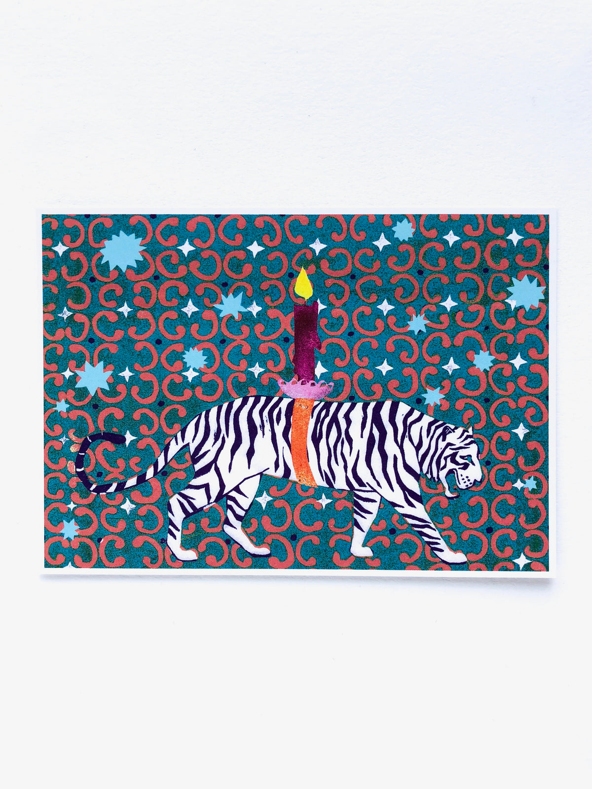 Postkarte Tiger