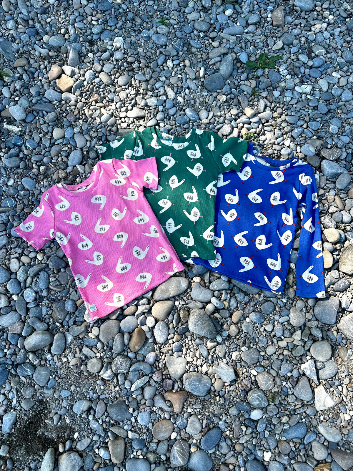 Langarmshirt gerippt Geese