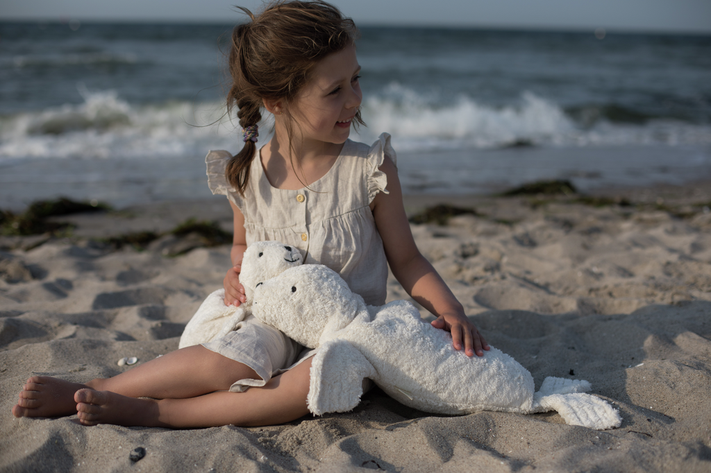 Stuffed seal white