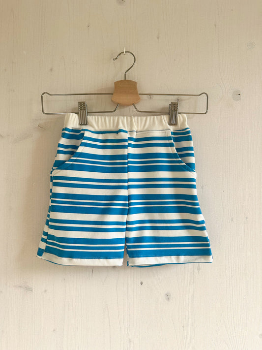 Shorts Stripes blau/weiss
