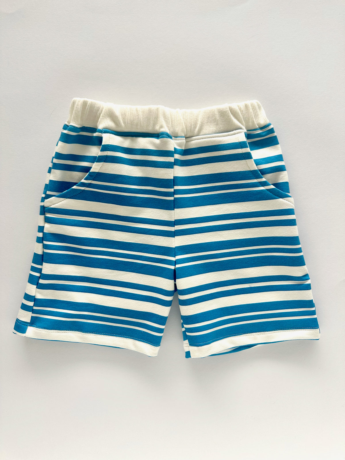 Short bleu/blanc à rayures