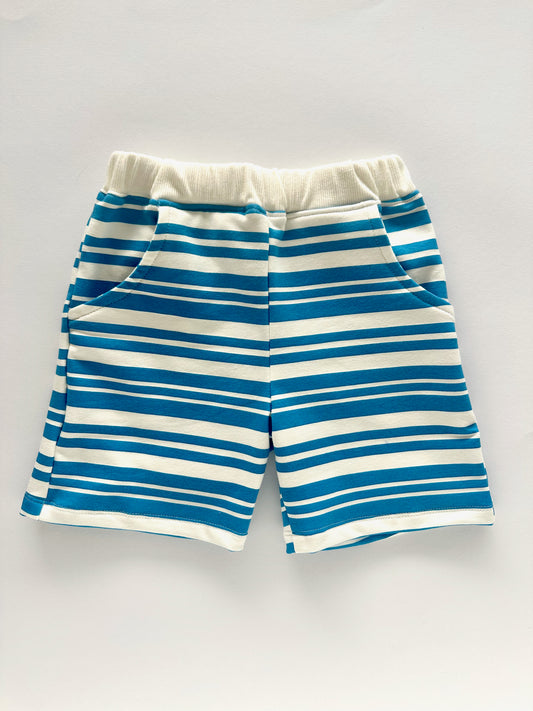 Shorts Stripes blau/weiss