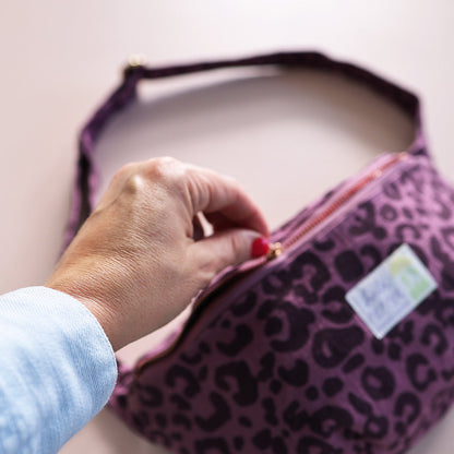 Sac à bandoulière Leo violet