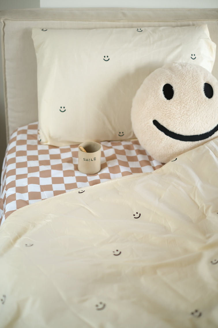 Bettwäsche Set Smiley vanilla