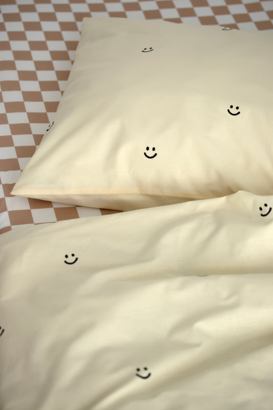 Bettwäsche Set Smiley vanilla
