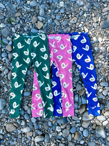 Legging côtelé oies