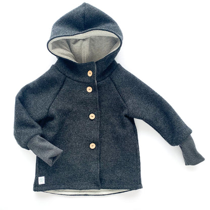 Wollwalk Jacke mit Jerseyfutter