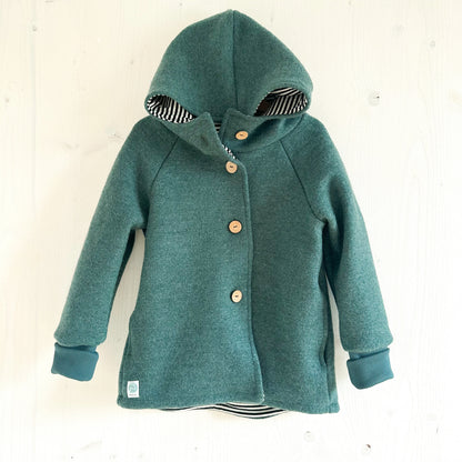 Wollwalk Jacke mit Jerseyfutter