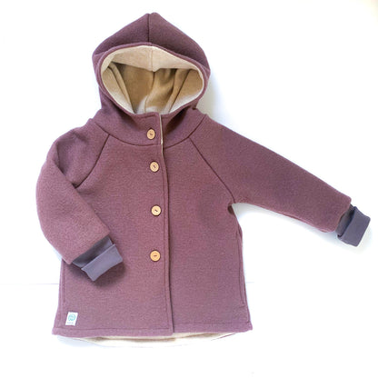 Wollwalk Jacke mit Jerseyfutter
