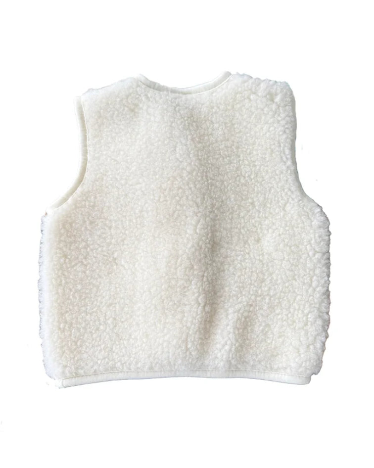 Wool Vest TYB Off-white Adult